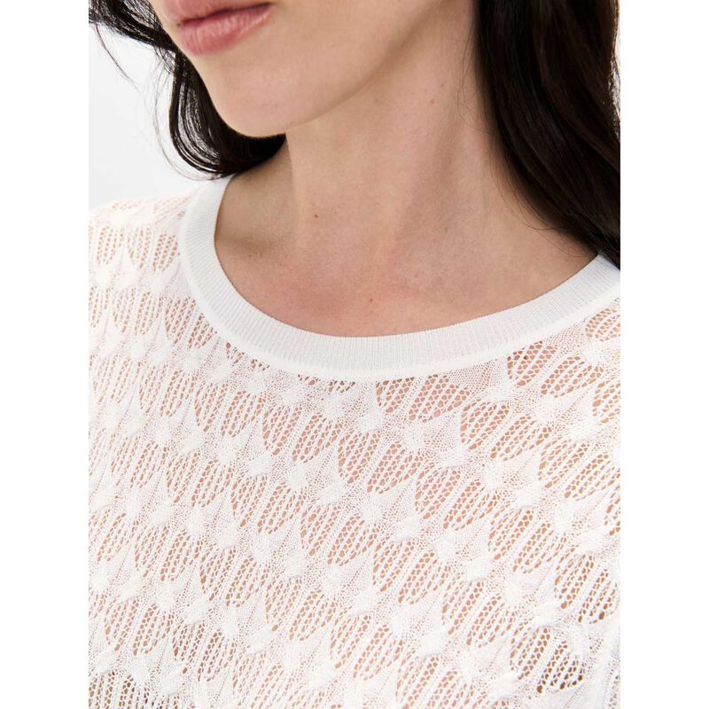Veronika Maine Lacy Puff Sleeve Knit image number 2